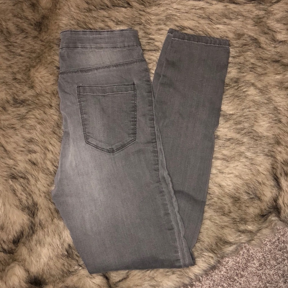 High waisted grey skinny jeans! - Picture 2 of 3